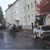 Gehweg im Wohngebiet Lohmen